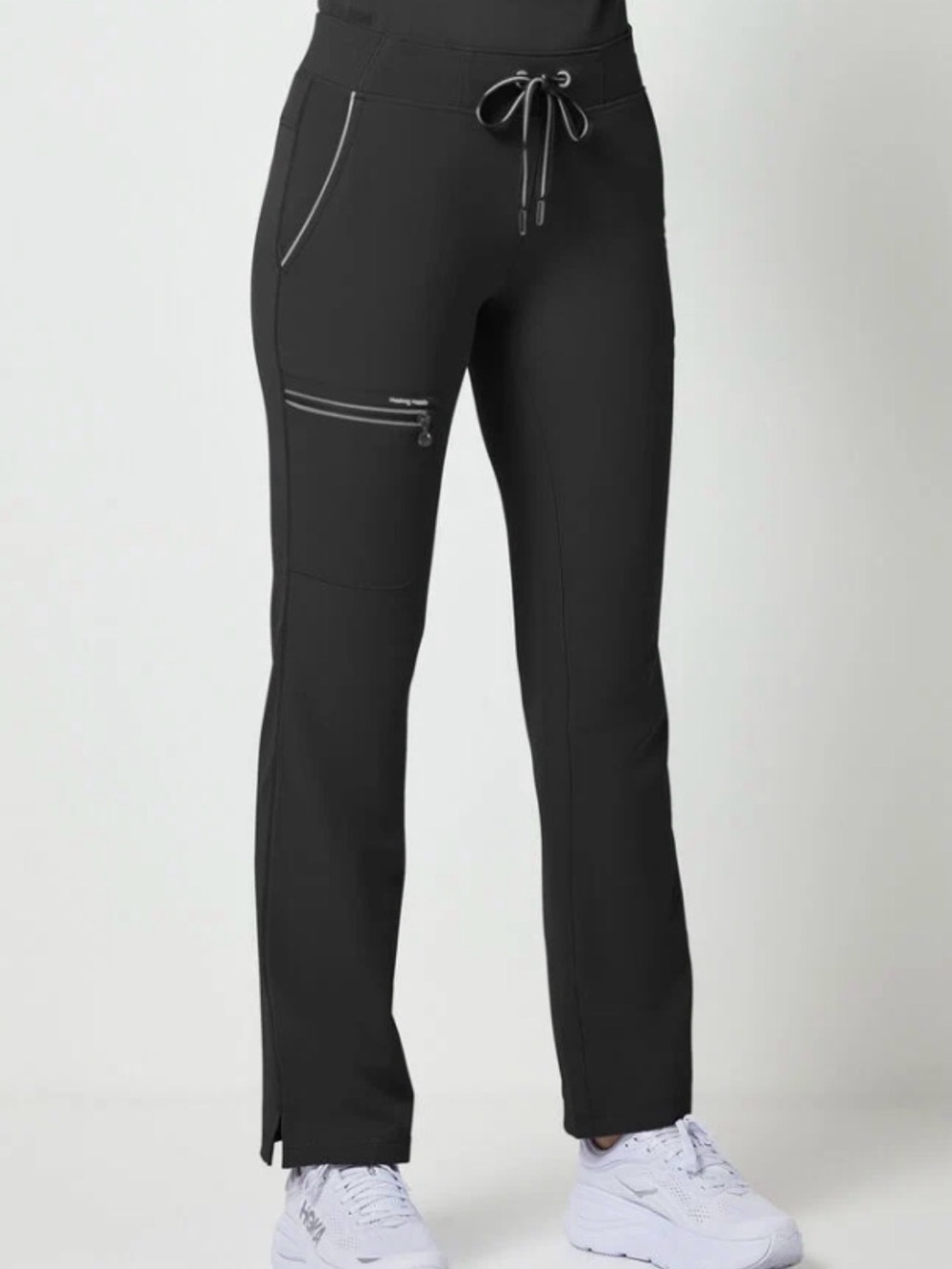 Healing Hands Women's XS Black Nisha Knit Waistband Scrub Pants